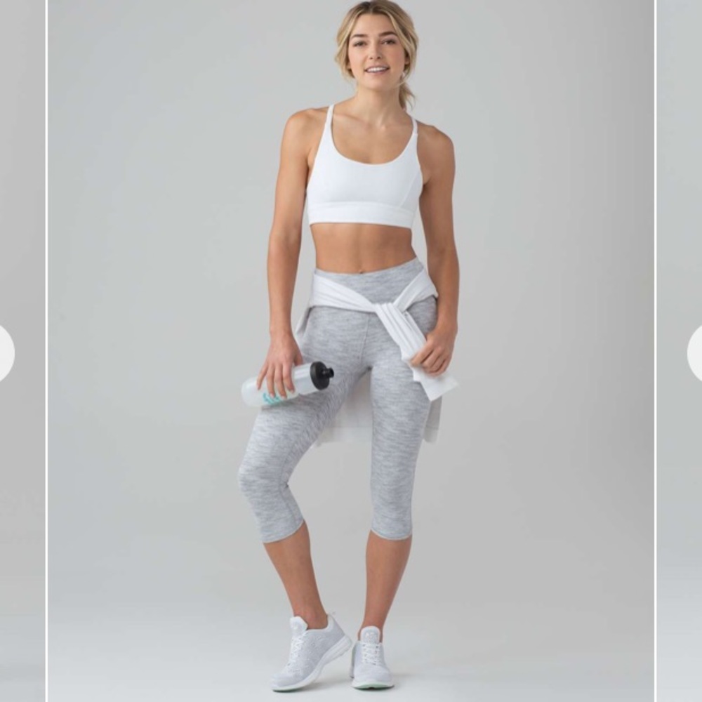 Lululemon Train Times Crop Ice Grey Alpine White